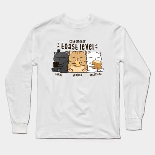 Chubby Cat Toast Level Long Sleeve T-Shirt